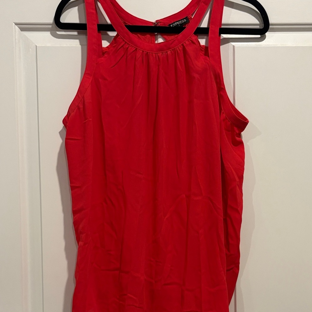 Express Vibrant Red Tank Top